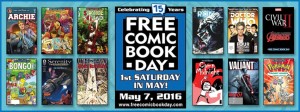 Free Comic Book Day banner