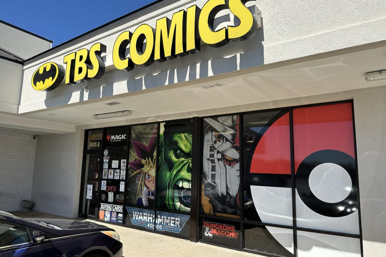 TBS Comics pcola store front